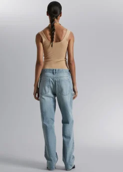 Sweetheart-Neck Tank Top