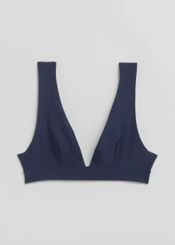 Teksturert V-Cut Bikinitopp
