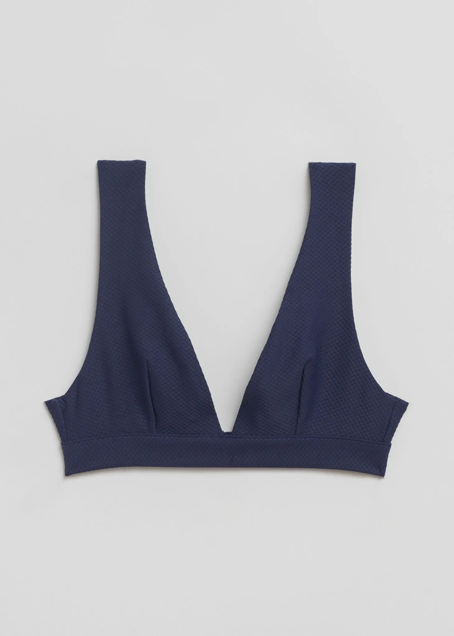Teksturert V-Cut Bikinitopp