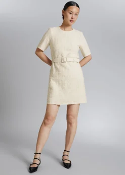 Tweed Belted Mini Kjole