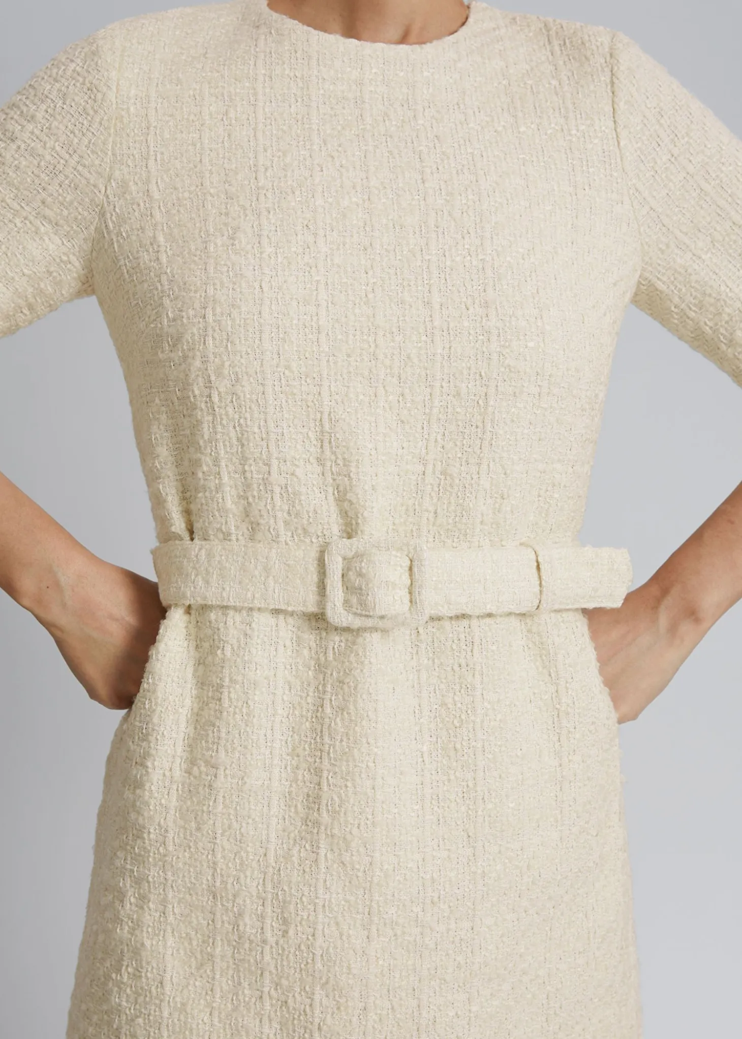 Tweed Belted Mini Kjole