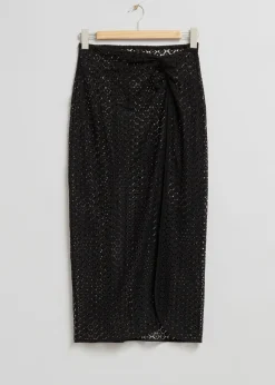 Twisted Front Blonde Sarong
