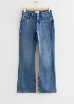 Utvidede Jeans Med Lav Midje