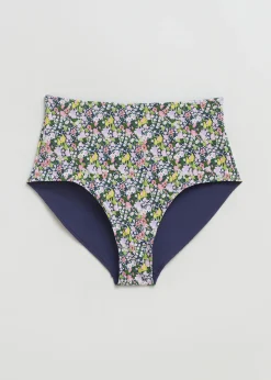 Vendbar Bikiniunderdel Med Hoy Midje