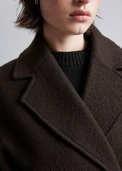 Voluminos Belted Wool Coat