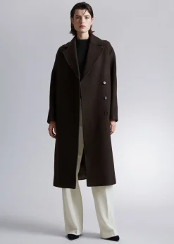 Voluminos Belted Wool Coat