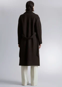Voluminos Belted Wool Coat