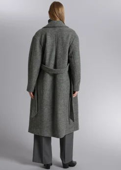 Voluminos Belted Wool Coat