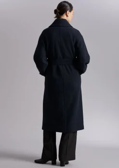 Voluminos Belted Wool Coat