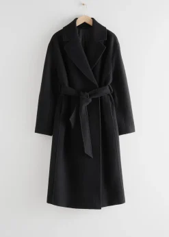Voluminos Belted Wool Coat
