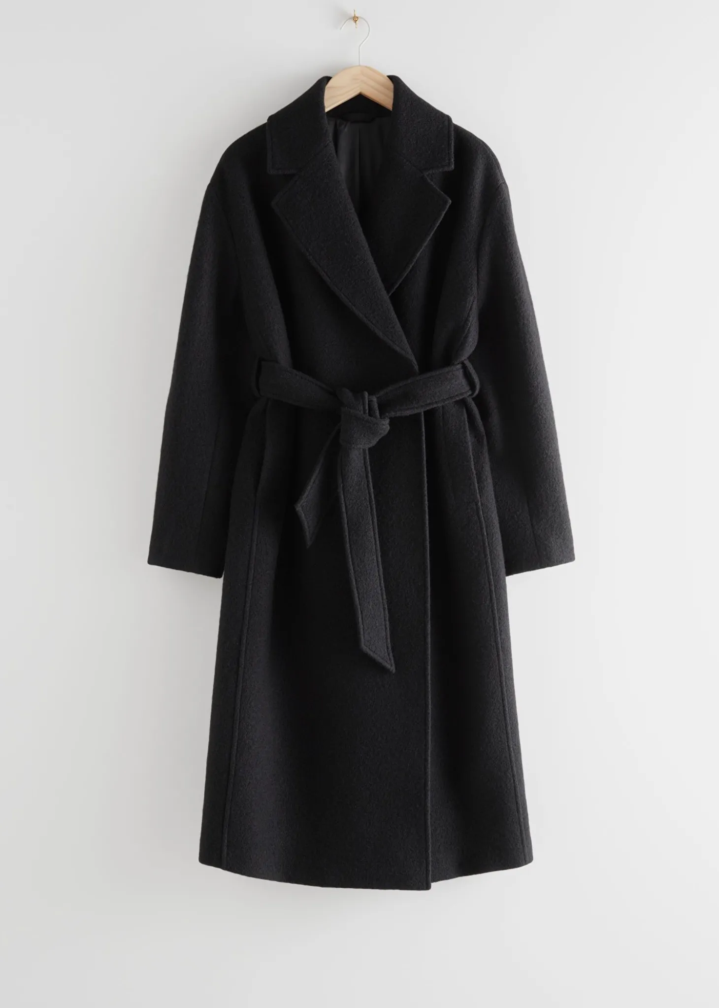 Voluminos Belted Wool Coat