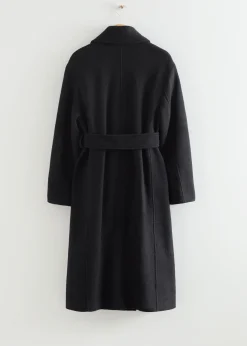 Voluminos Belted Wool Coat
