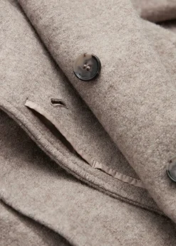 Voluminos Belted Wool Coat