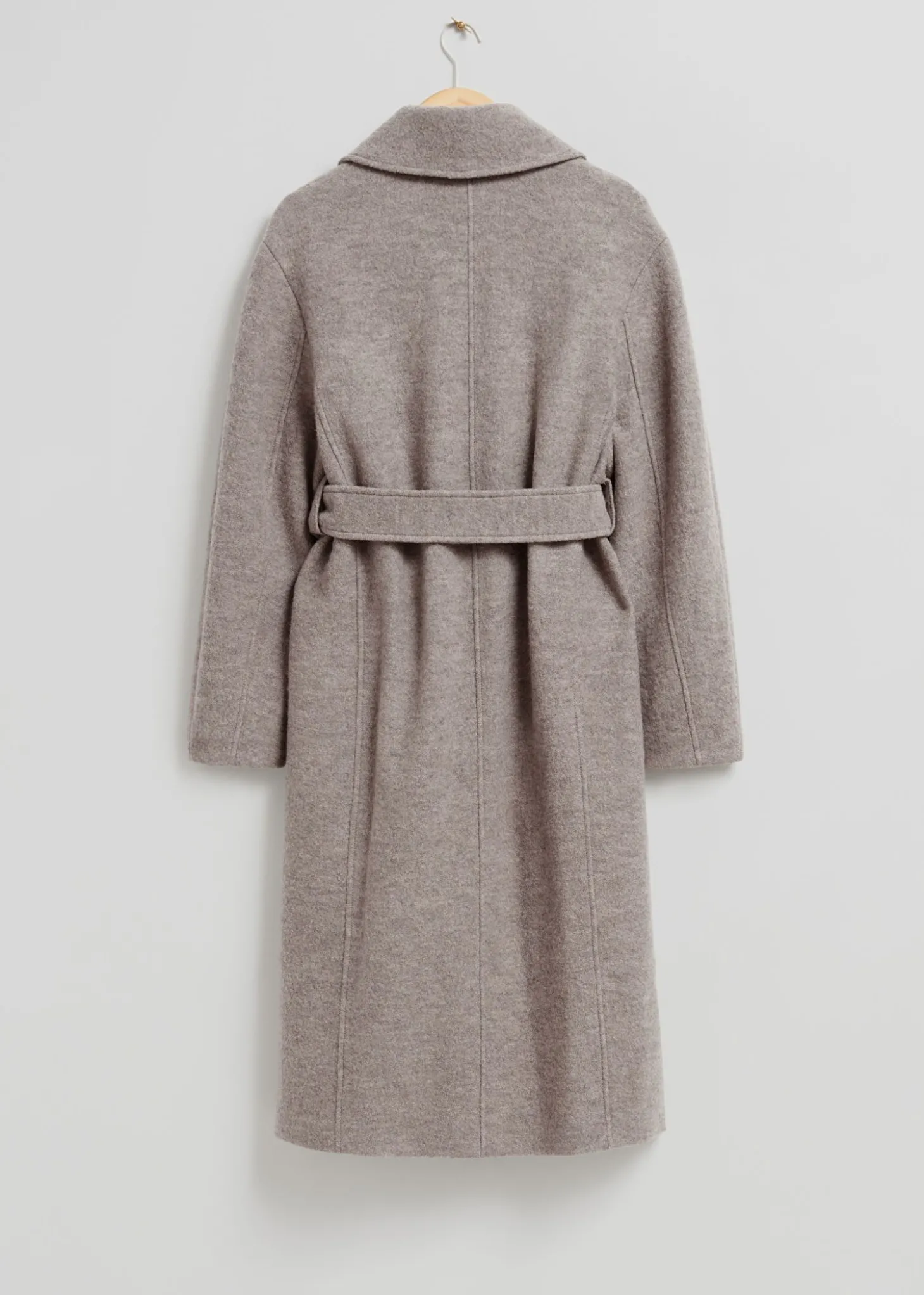 Voluminos Belted Wool Coat