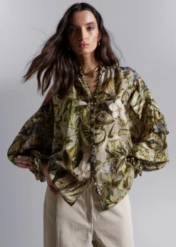 Voluminos Bluse Med Volum